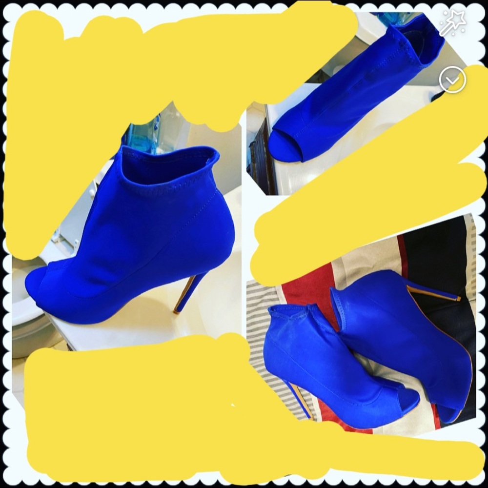 Gorgeous Rich blue booties